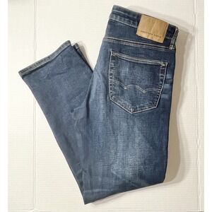 American Eagle Jeans Men's 30x30 Original Straight Fit Dark Wash Mallsoft Preppy